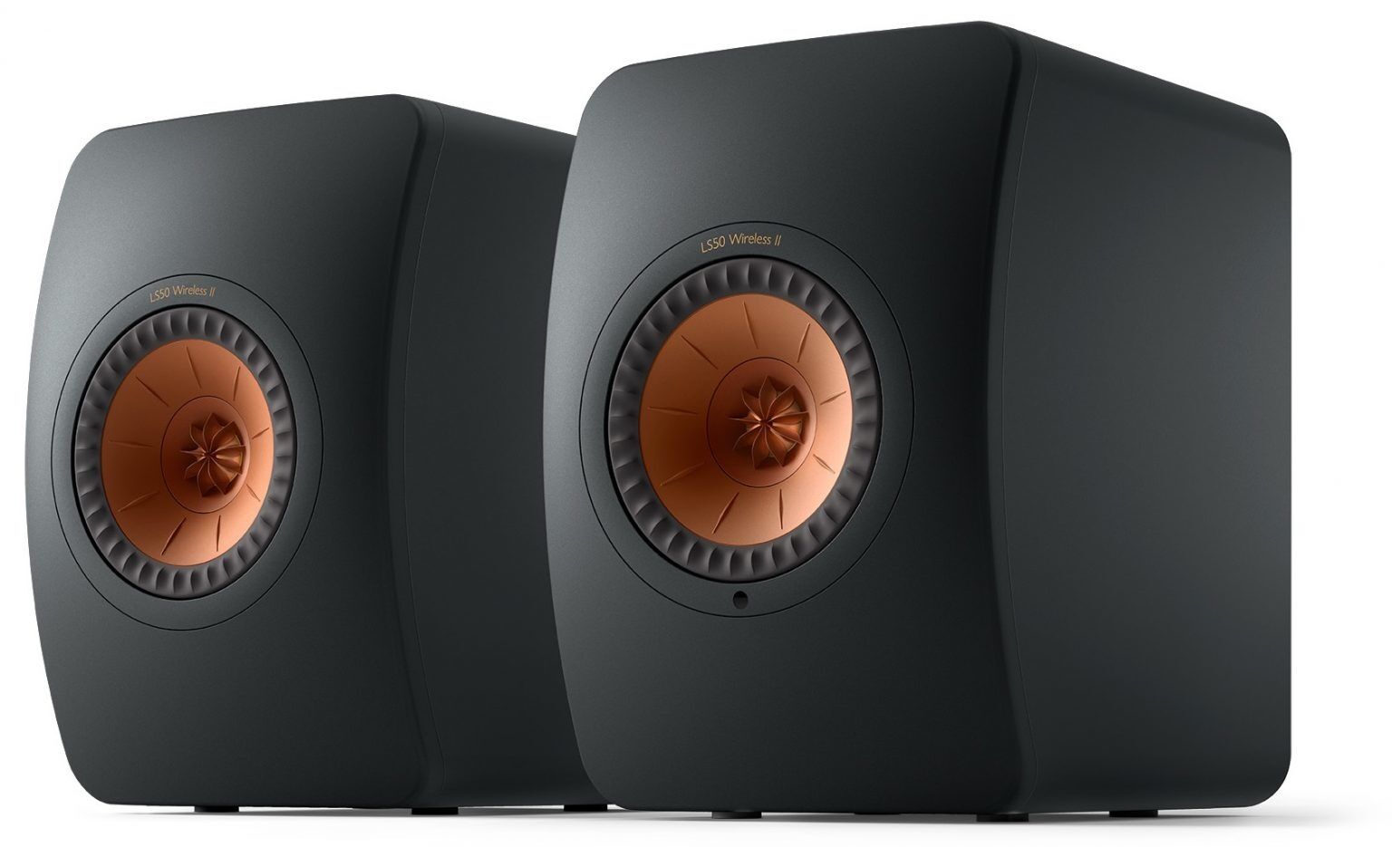 KEF LS50 Wireless 2 Boekenplank speaker Carbon Black (per paar)