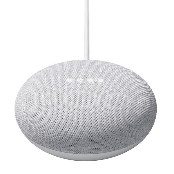 Google Nest Mini Smart Speaker Assistant (witgrijs)