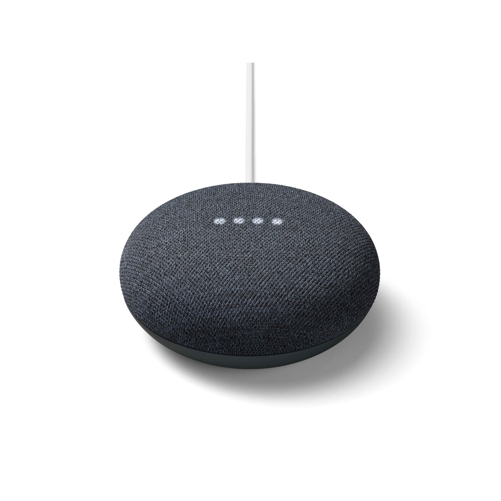 Google Nest Mini - slimme luidspreker - houtskool kleur - Generatie 2