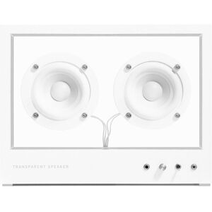 Transparent Sound Small Transparent Speaker White