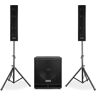 Vonyx Vx880BT, zestaw kolumn aktywnych 2.1, 1000 W, 15", 2 x 8", USB/SD/MP3/BT