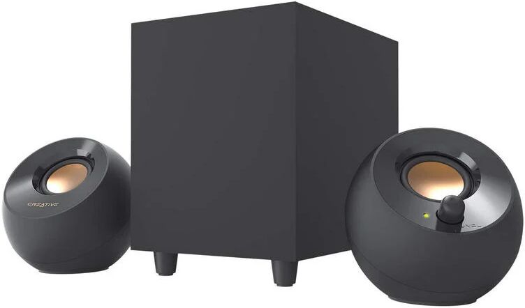 Creative pebble plus altavoces 2.1 negros