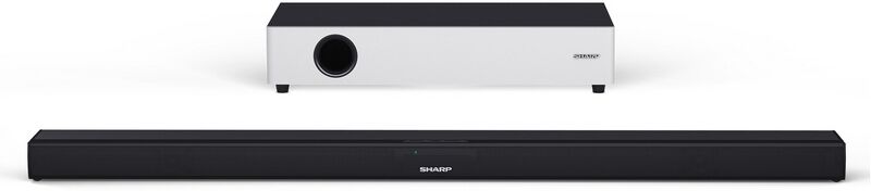 Sharp ht-sbw160 barra de som ultra slim 2.1 bluetooth 360w