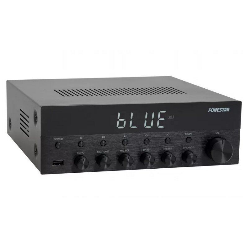 Fonestar as-1515 amplificador estéreo hi-fi 15+15w rms bluetooth/usb/fm