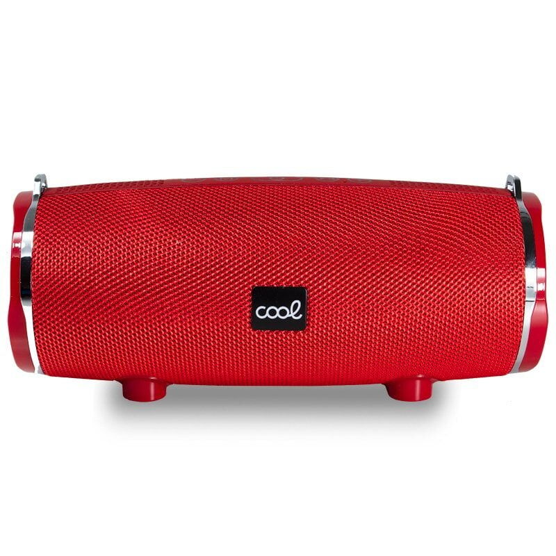 Cool brisbane altifalante bluetooth 14w vermelho