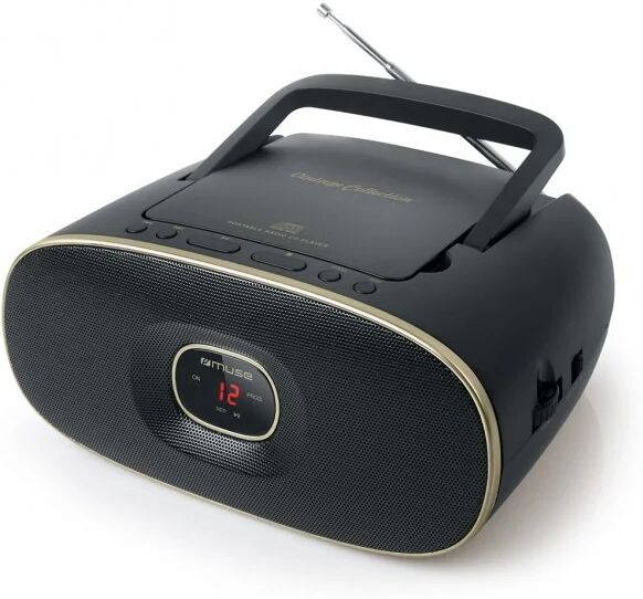 Muse m-202 vt rádio cd preto