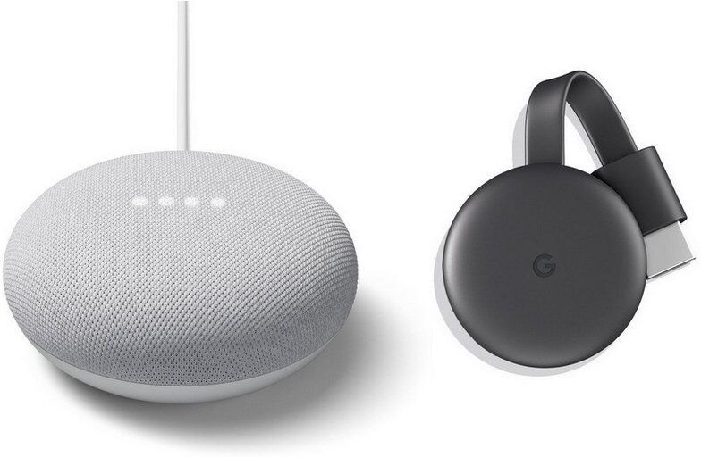 Google pack nest mini coluna inteligente e assistente giz + chromecast 3