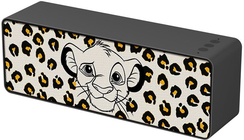 cool Coluna bluetooth licença disney simba 10w retangular