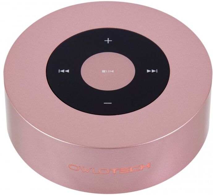 Owlotech coluna bluetooth mini rosa