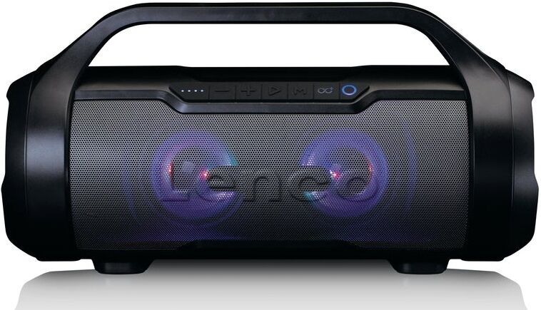 Lenco Rádio Portátil Boombox à Prova De Água Spr 070 (preto) - Lenco