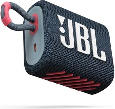 JBL Coluna Bluetooth Go 3 (Autonomia: até 5 h - Rosa)