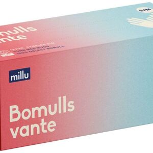 Millu Bomullsvante S/M 12 par