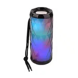 Bluetooth-Högtalare 5w Med Coola Led-Ljuseffekter Och Dubbel Bas (Färger: Svart)