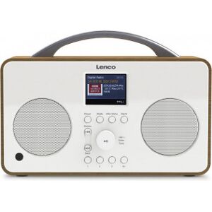 Lenco Pir-645 -Portabel Smart-Radio, Vit