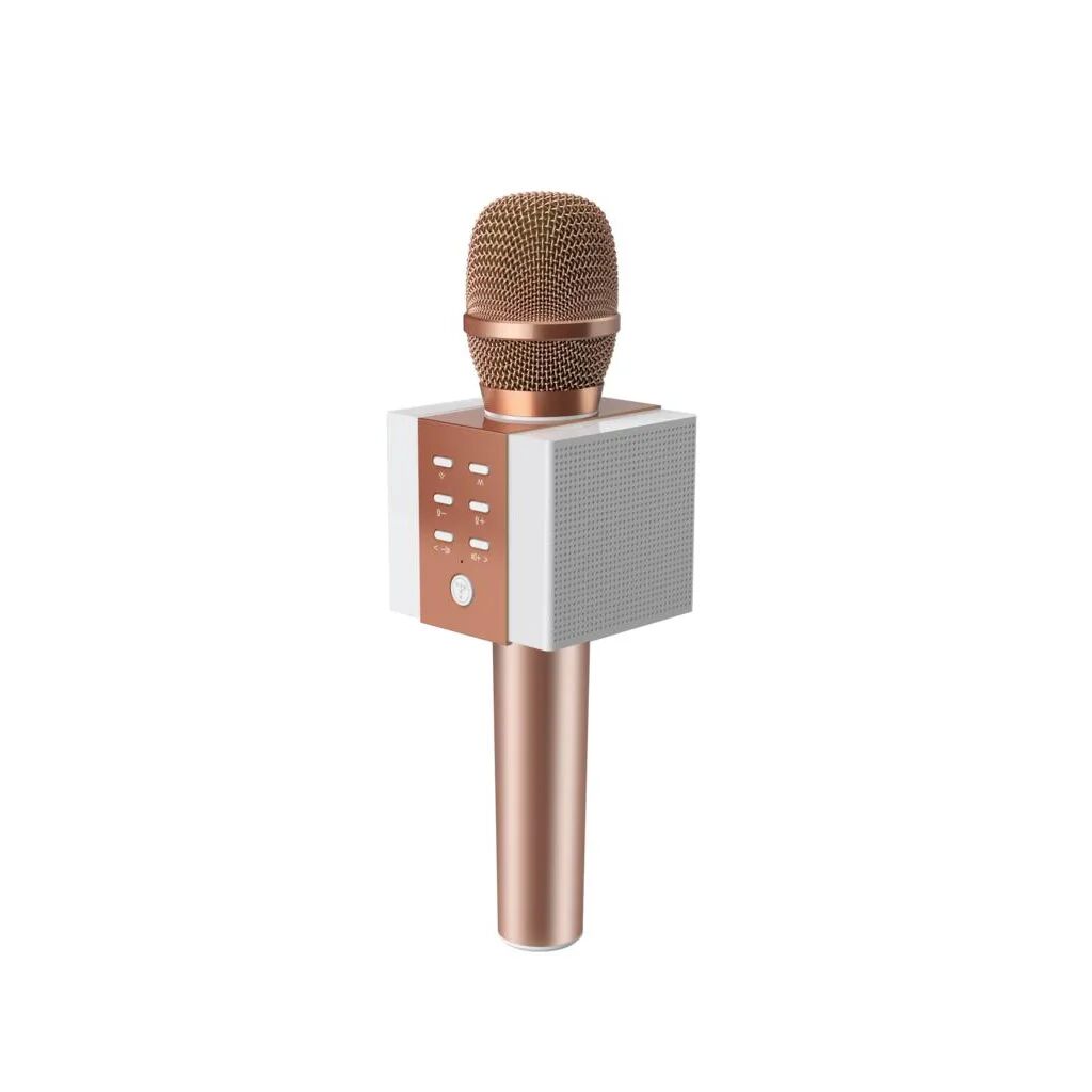 Antgamer Karaoke mikrofon med Bluetooth högtalare 5W – Roségold
