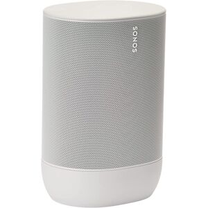 Sonos MOVE-WHT Portable Wireless Multi-Room Speaker With Google Assistant White