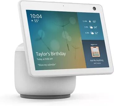 Amazon Echo Show 10 HD Smart Display with Motion & Alexa Smart Speaker, White