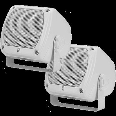 Photos - Car Speakers Poly-Planar 4x4in Compact Box Speaker 40 Watt, White, MA-840-W 