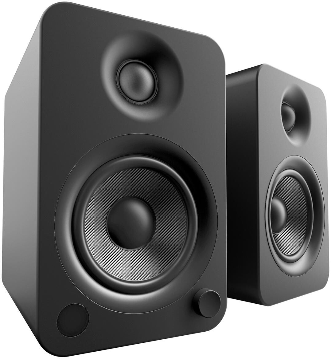 Kanto YU4 Powered Bookshelf Speakers with Built-In Bluetooth - Pair - Matte black