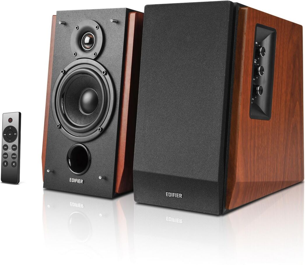 Edifier R1700bts Active Bluetooth Bookshelf Speakers - Wood