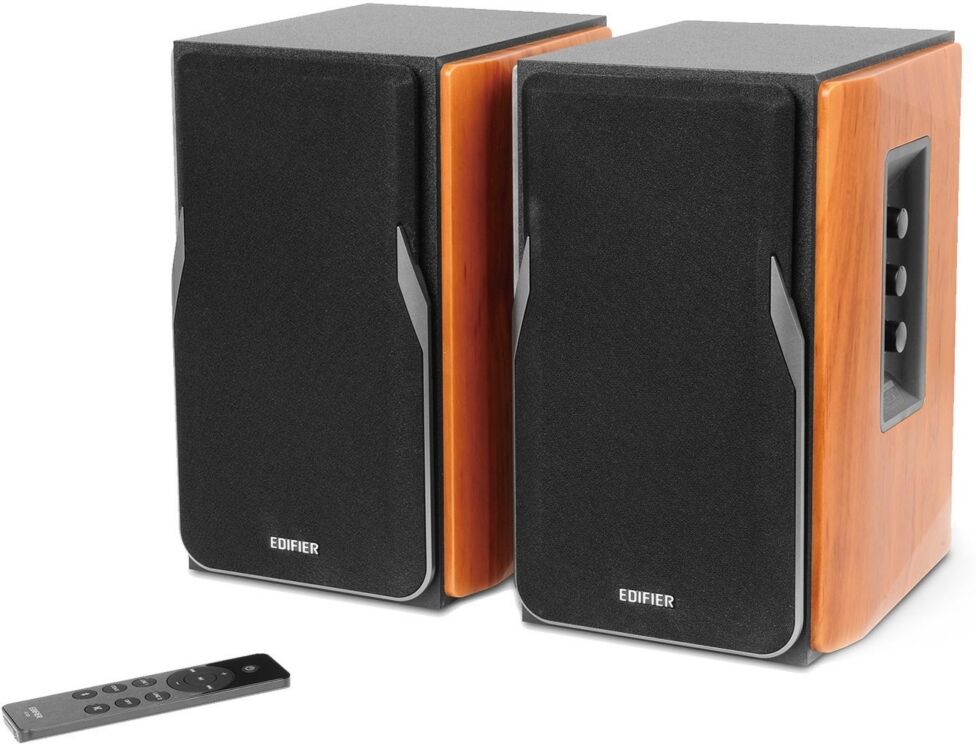 Edifier R1380db Active Bluetooth Bookshelf Speakers - Wood