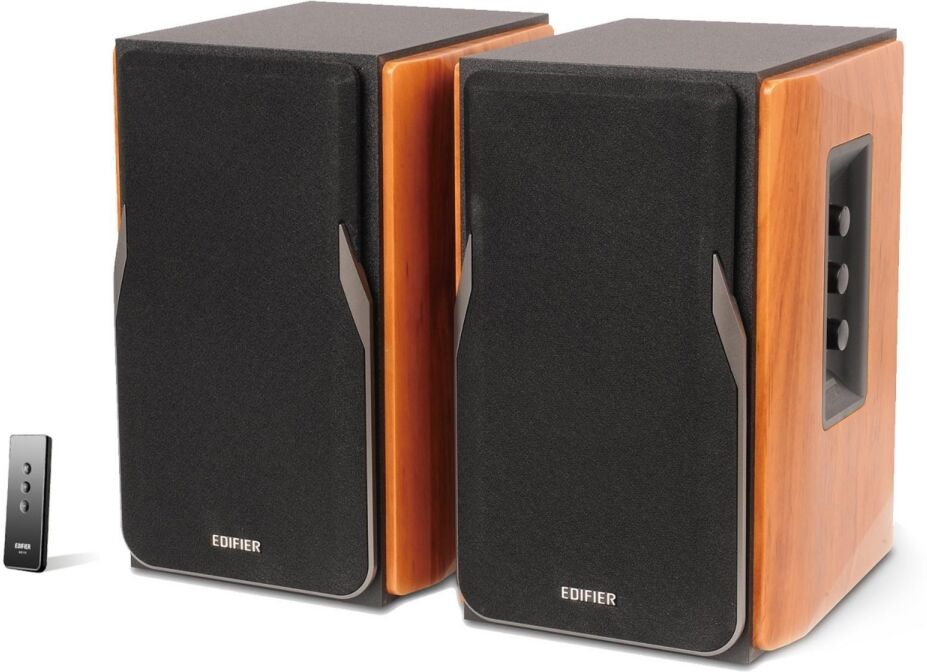 Edifier R1380t Powered Bookshelf Speakers - Wood