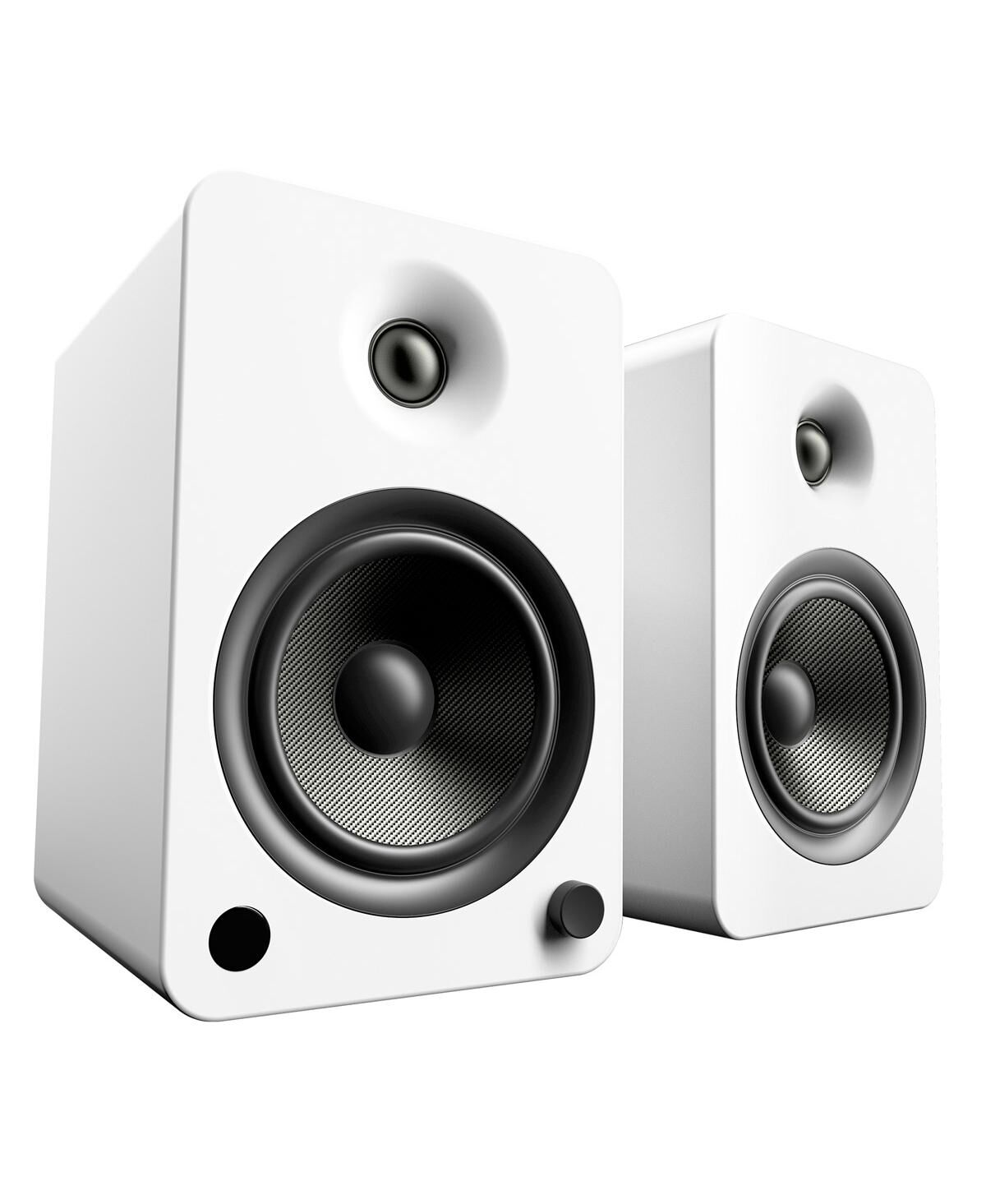 Kanto YU6 Powered Bookshelf Speakers with Built-In Bluetooth - Pair - Matte white