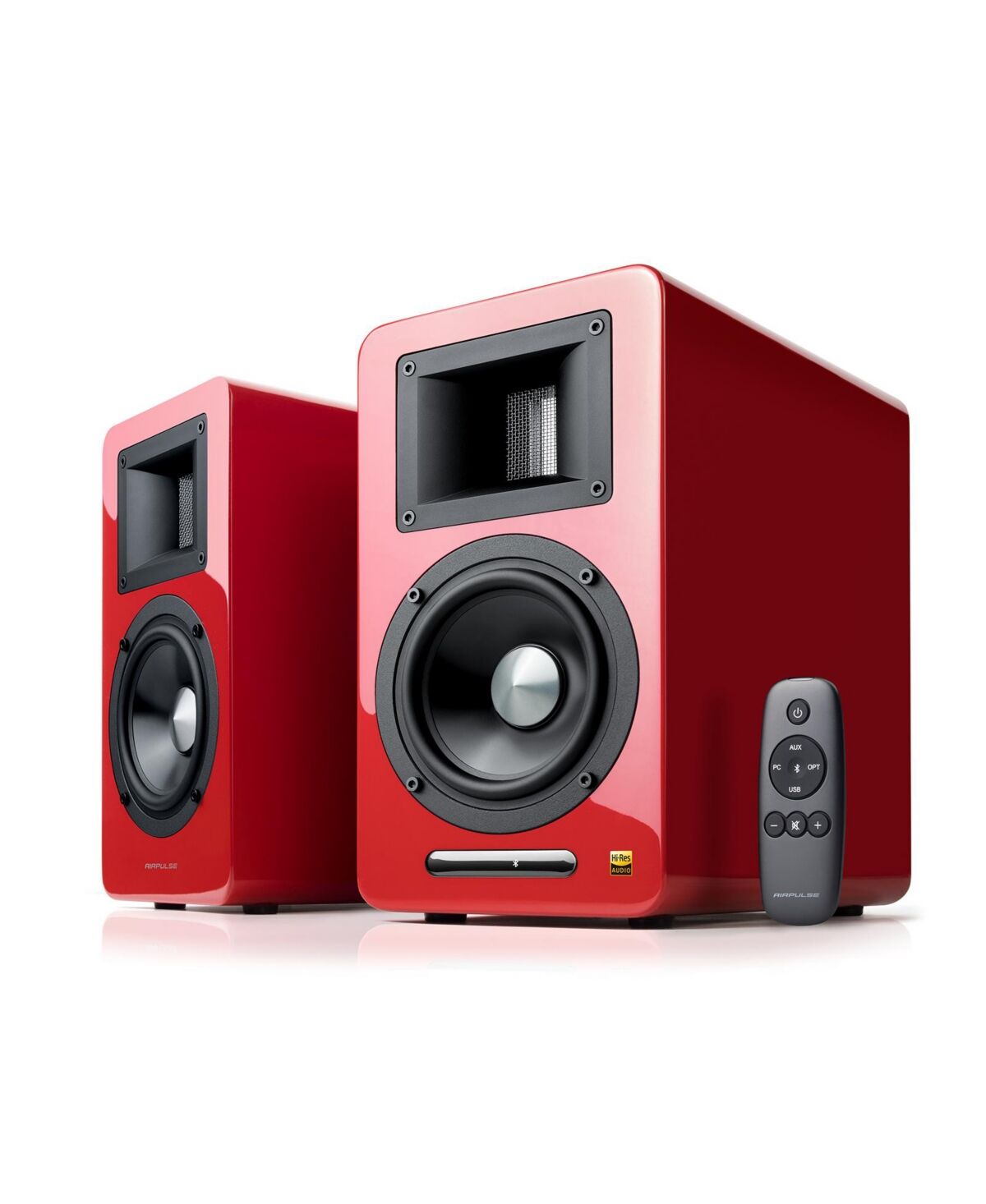 Airpulse A100 Hi-res Audio Certified Active Speaker System - Red