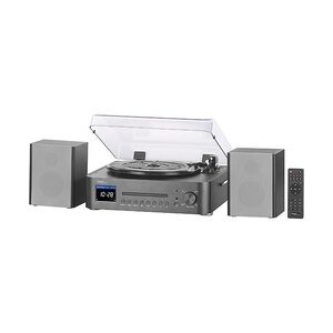 auvisio Musikanlage MHX-630 Plattenspieler/Digitalisierer, CD, DAB+/FM/ Internetradio und AUX