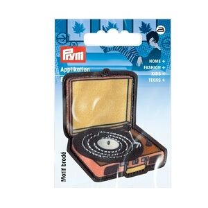 Prym Applikation Retro Plattenspieler schw/bunt