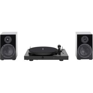 Pro-Ject Juke Box E1 HiFi Set black Schwarz hochglanz