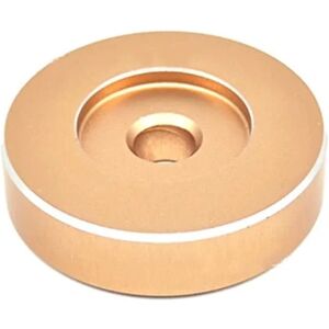 Galaxy 45 Rpm Adapter - Aluminium -7 Tommer Vinyl Record Dome 45 Adapter Golden