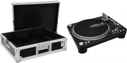 Omnitronic Set DD-5220L Turntable bk + Case tour Pro black pladespiller tilfælde