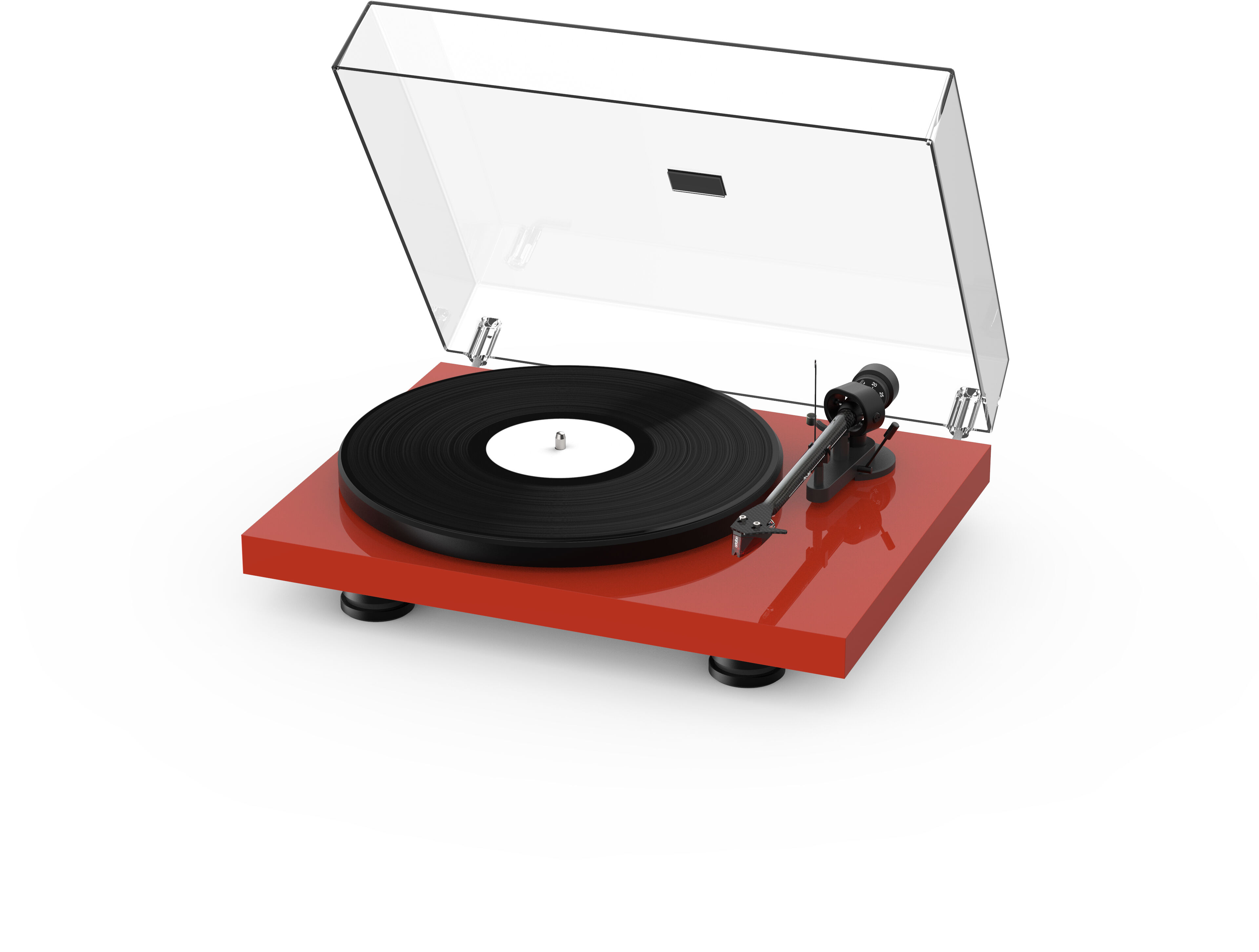 Pro-Ject Debut Carbon Evo 2m Red Rød High Gloss