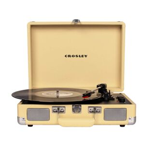 Crosley Platine vinyle portable jaune Jaune 36x26x11cm