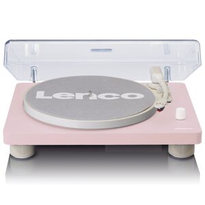 Lenco Platine vinyle avec haut-parleurs intégrés et encodage usb rose Rose 33x12x41cm