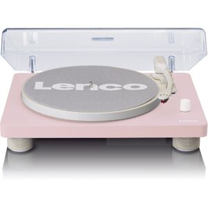 Lenco Platine vinyle avec haut-parleurs intégrés et encodage usb rose