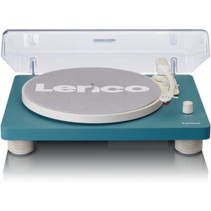 Lenco Platine vinyle avec haut-parleurs intégrés et encodage usb turquoise Vert 33x12x41cm