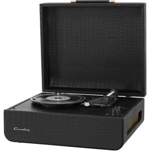 Crosley Platine vinyle Crosley Mercury portable avec Bluetooth Noir croc Noir 34x17x39cm