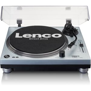 Lenco Platine à entraînement direct avec encodage USB/PC Bleu 35x16x43cm