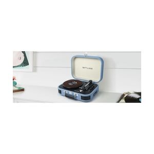 Platine Vinyle DIGITNOW! Bluetooth 33/45/78 tr/min avec haut-parleurs  intégrés, encodage du vinyle au MP3, encodage SD/USB, radio, cassette,  entrée auxiliaire, Platine vinyle DJ, Top Prix