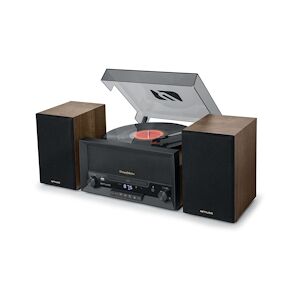 Muse Platine vinyle Muse MT-120 MB avec système CD, Bluetooth, USB, stéréo 3 vitesses 33/45/78 tours