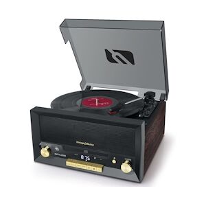 Muse Système Chaîne Hifi CD 20W vintage avec platine Vinyle - CD/FM/USB/AUX - 33/45/78 tours MT-112W-MATCH