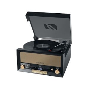 Muse Système Chaîne Hifi CD 20W avec platine Vinyle - CD/FM/USB/AUX - 33/45/78 tours MT-110B-MATCH