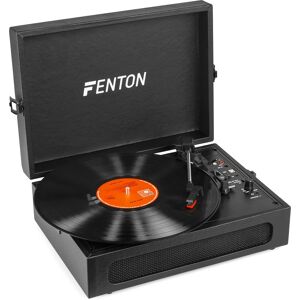 Fenton RP118B Mallette pour tourne-disques avec entrée/sortie BT -B-Stock- - Soldes% Haut-parleurs