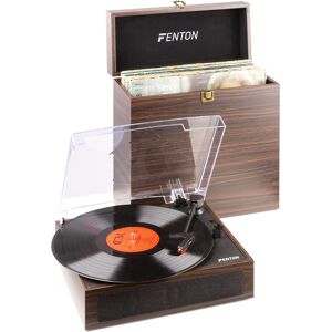 Fenton RP170D Tourne-disque avec etui de rangement des disques Bois fonce - Platines disque