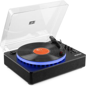 Fenton RP162LED Tourne-disque avec entree/sortie BT Noir - Platines disque