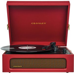 Crosley - Voyager - Burgundy Red Bluetooth - Burgundy Red - Röd - Ljud Och Teknik