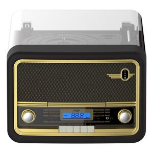 REFURBISHED Bush Classic Retro Turntable FM Radio Record & CD Player & Bluetooth