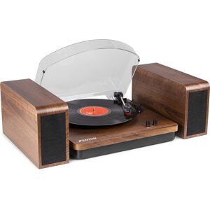 Fenton RP168W Record Player with Speakers Wood -B-Stock- - Sale% Speakers